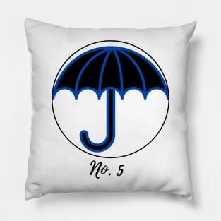 Number Five Hargreeves umbrella Pillow