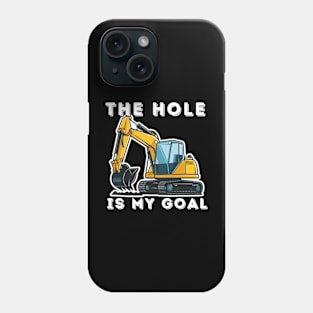 Excavator Funny Phone Case