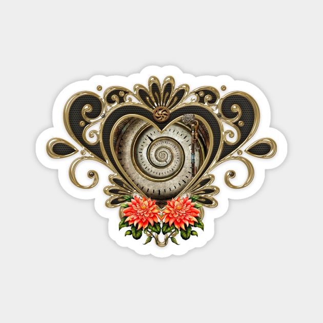 Wonderful steampunk heart. Magnet by Nicky2342