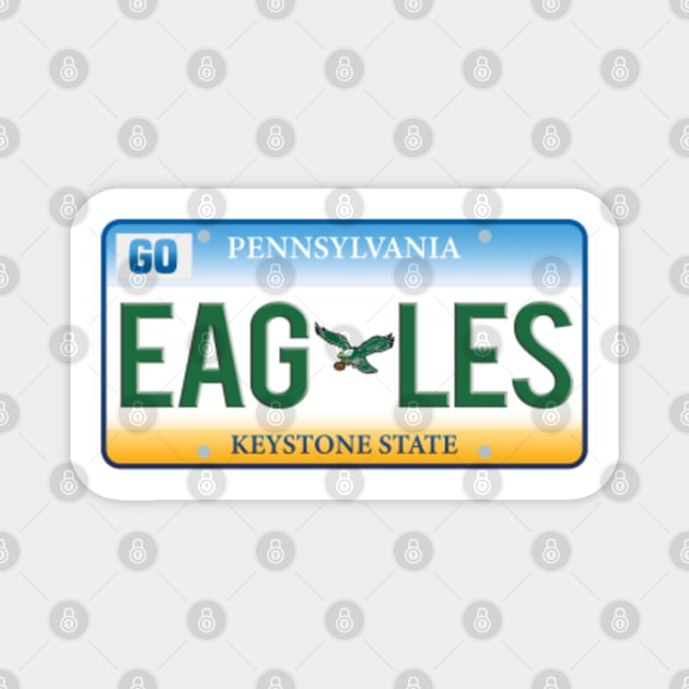 philadelphia eagles license plate