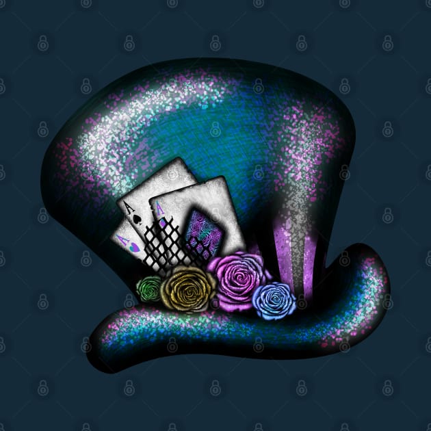 Glitter Magic Hat by DeneboArt