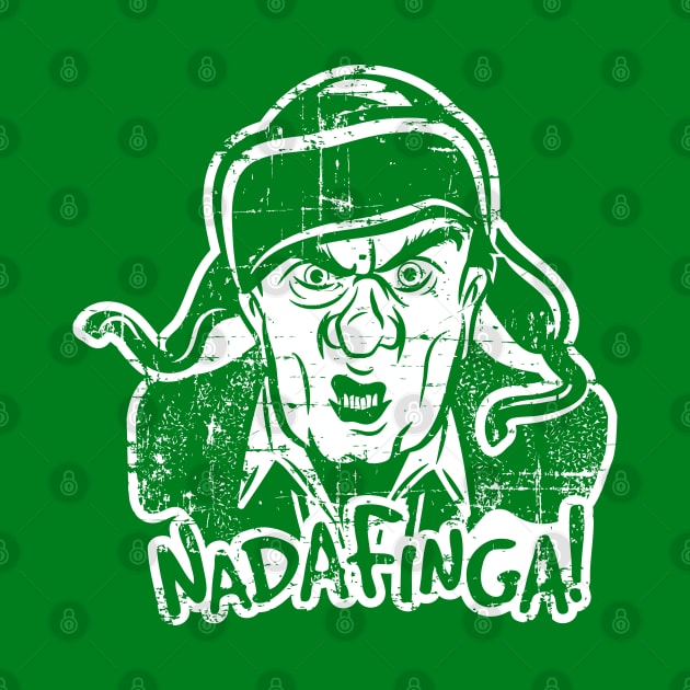 Christmas Story Nadafinga! (white print) by SaltyCult