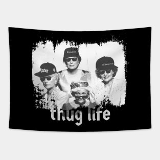 Golden Girls - thug life retro Tapestry