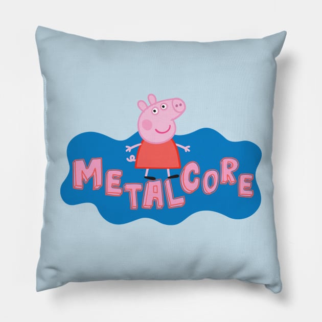Cute Metalcore Pillow by argobel13
