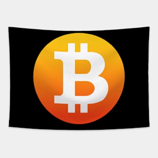 Bitcoin Sunset Tapestry