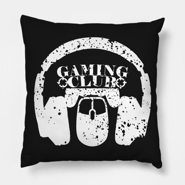 Gaming Club Pillow by CadeCarnage