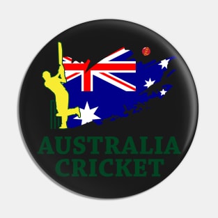 Cricket Australia Aussie Flag Union Jack Stars Pin