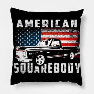 Chevrolet C10 K5 SquareBody 73-87 Chevy Truck Classic American C-10 Square Body Pickup Truck Pillow