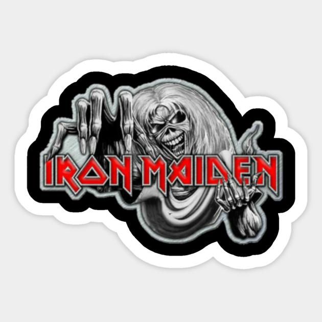 Iron - Maiden - Iron Maiden - Sticker | TeePublic