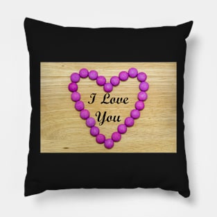 Candy Heart - I Love You Pillow