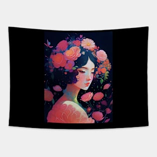 Spring Girl Tapestry