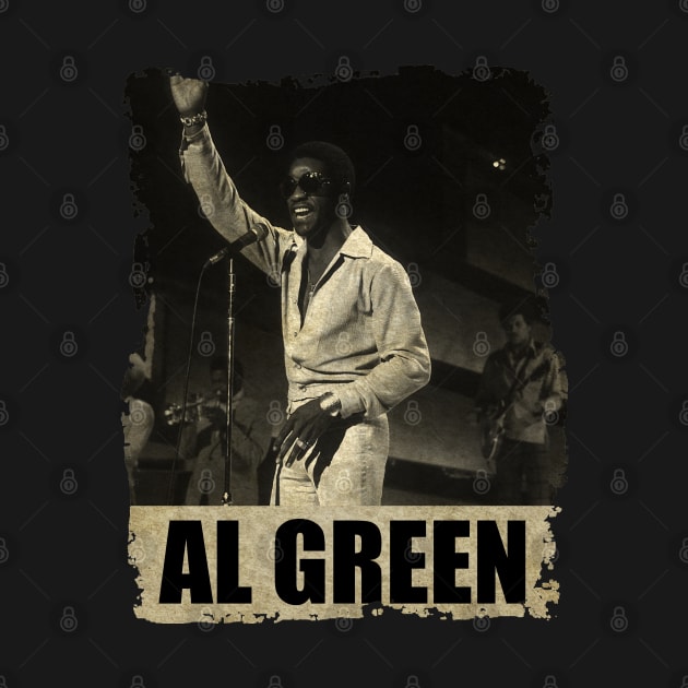 Al Green - RETRO BLACKWHITE by Wendyshopart