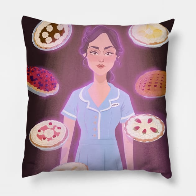 Sugar Butter Flour Pillow by YaelsColors