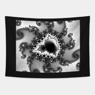 Monochrome Mandelbrot I Tapestry