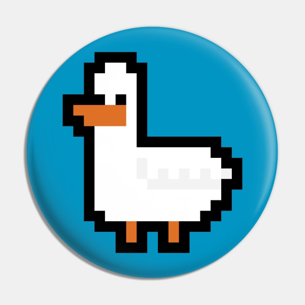 Pixel Duck Pin by timbo