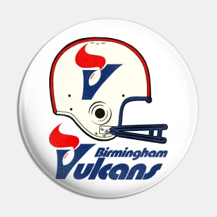 Defunct Birmingham Vulcans Football Team Helmet Pin