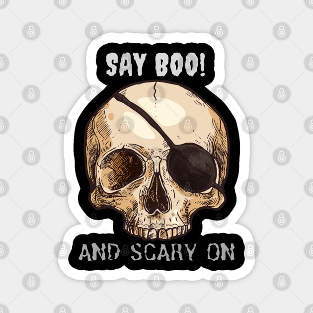 Say boo and scary on Magnet by Kachanan@BoonyaShop