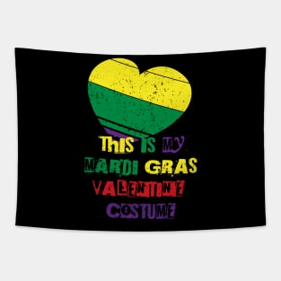 This is my mardi gras valentine costume Tapestry