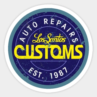 Radio Los Santos , Rock Radio Sticker for Sale by theDlab