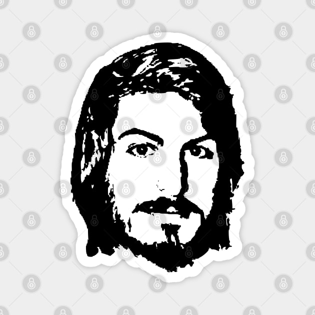 Steve Jobs Magnet by Nerd_art