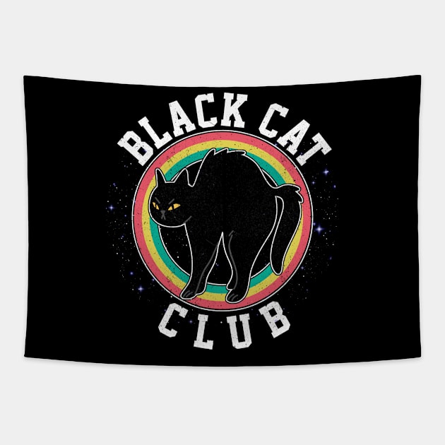 Black Cat Club Tapestry by sopiansentor8