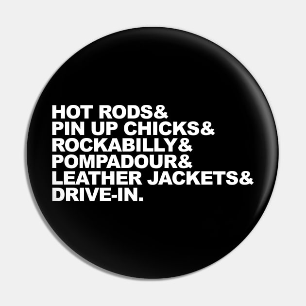 Hot Rods & Rockabilly Pin by Elijah101