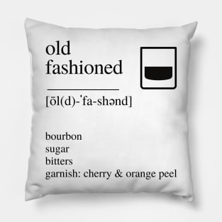 Old Fashioned cocktail Pillow