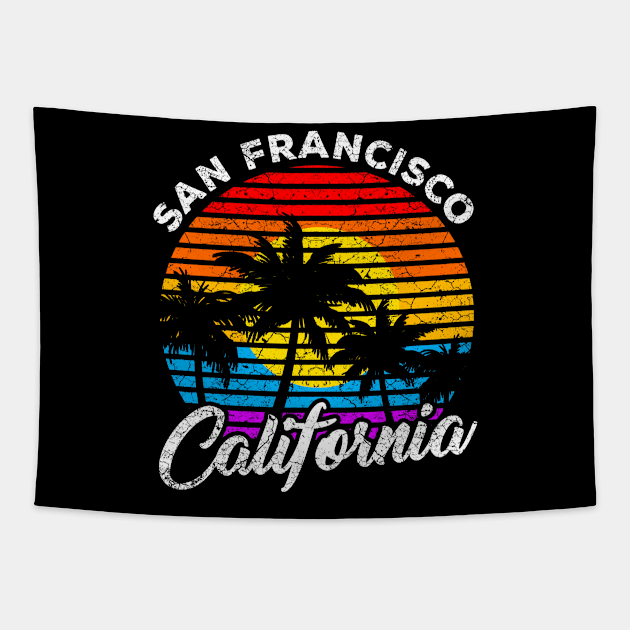 San Francisco California Tapestry by Mila46