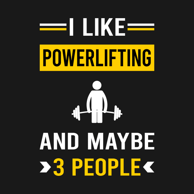 3 People Powerlifting by Bourguignon Aror