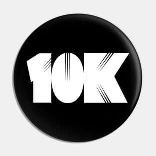 10K Race | Gifts for Runners | Motivational Runner Gift Pin