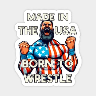 USA Wrestling Magnet