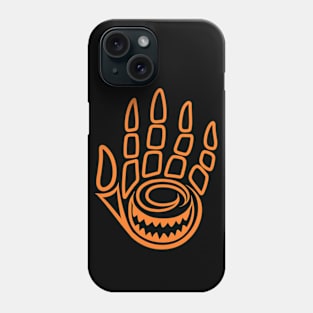 Laughing Hand: Orange (No Glow) Phone Case