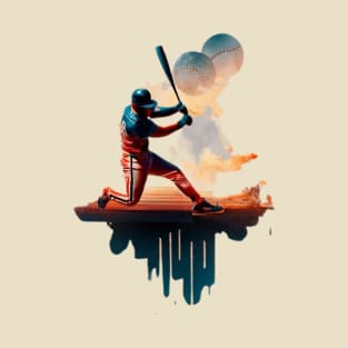 Home Run Horizon Canvas Print T-Shirt