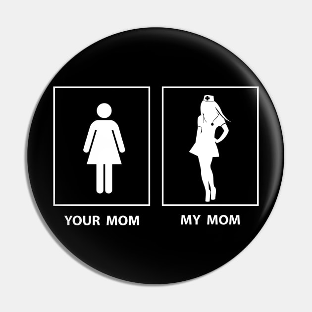 My Mom Your Mom Pin by sillhoutelek