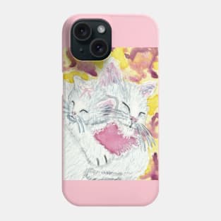 Momma and baby cat Phone Case