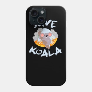 save koala pray for australia Phone Case