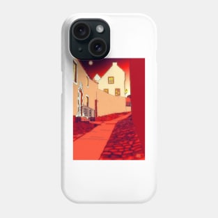 Dysart: Scottish Town digital drawing Phone Case