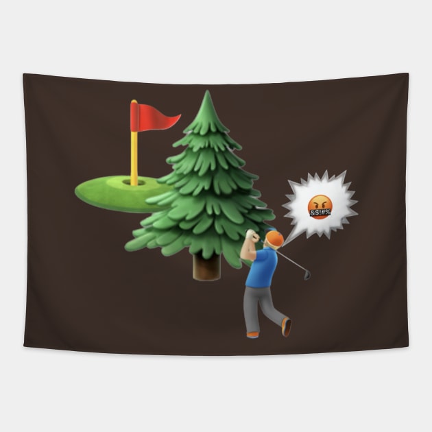 My Golf Game! Tapestry by MooseFish Lodge