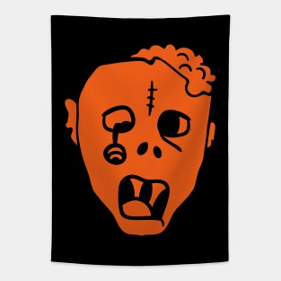 funny scary face Tapestry