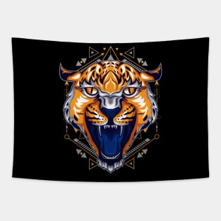 cheetah retro vintage Tapestry