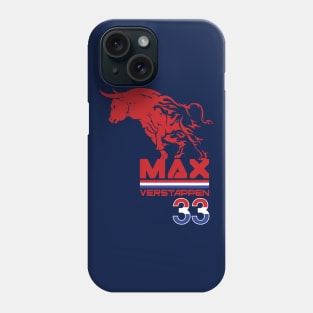 Verstappen 33 Formula One Racing Driver F1 Champion Phone Case