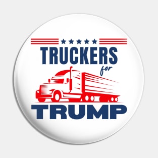 Truckers For Trump Pin