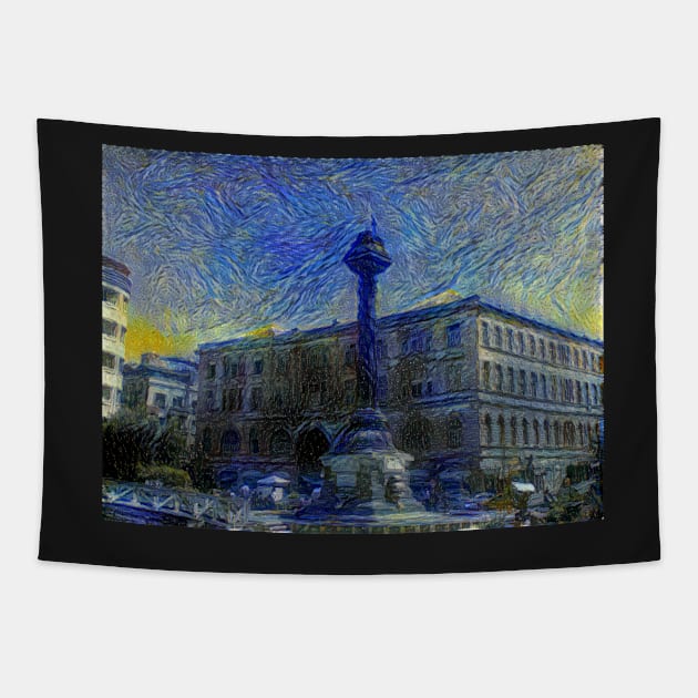 Al Marji Square - Starrynight Tapestry by Homsalgia