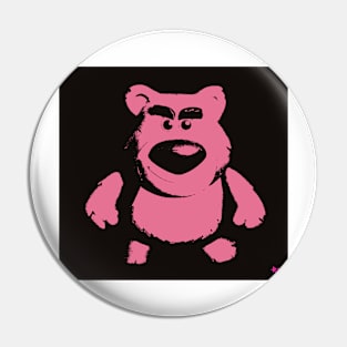 Pink Bear Pin