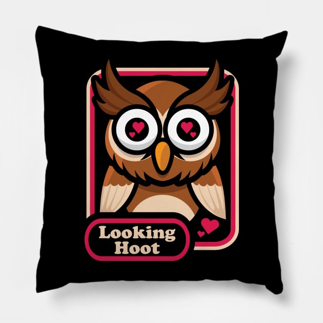 Looking Hoot Pillow by jrberger