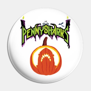 It's the Great Penny, Penny Shark! No outline (for light shirts) Pin