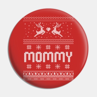 Ugly Christmas Sweaters - Mommy Pin
