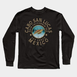  Cabo San Lucas Vintage Tribal Fish Long Sleeve T-Shirt :  Clothing, Shoes & Jewelry