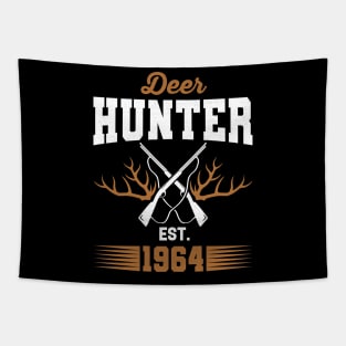 Gifts for 57 Year Old Deer Hunter 1964 Hunting 57th Birthday Gift Ideas Tapestry