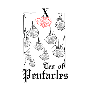 Ten of Pentacles Tarot (w) T-Shirt
